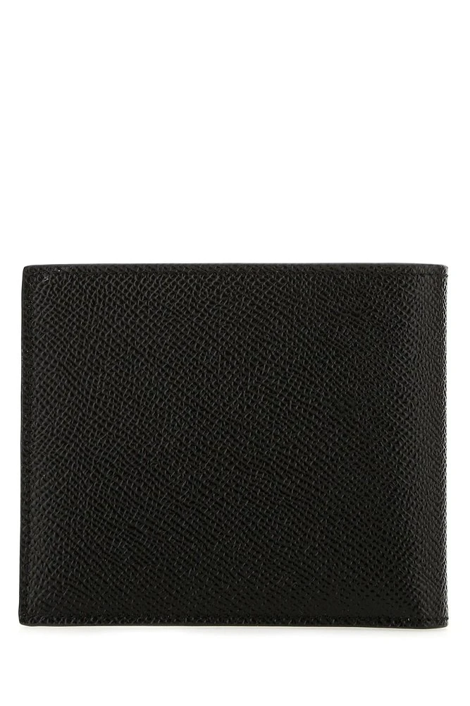 Dolce & Gabbana Logo Plaque Bifold Wallet - Black 2 Dolce & Gabbana Logo Plaque Bifold Wallet - Black - Image 2