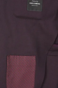 Dolce & Gabbana Logo Patch Portofino Jacket - Purple -Cheap Vestureo Store 1624703556047 ey8hAZnooA6FuAB4o