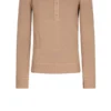 Dolce & Gabbana Grandad-Neck Top - Beige