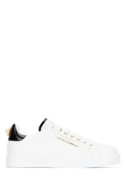 Dolce & Gabbana Portofino Low-Top Sneakers - White
