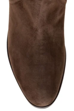 Dolce & Gabbana Logo Plaque Knee-High Boots - Brown -Cheap Vestureo Store 1659867eaba9ac29414527f18cad8458