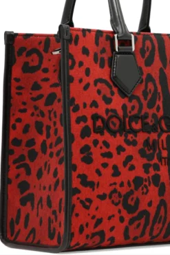 ( New Season ) Dolce & Gabbana Logo Embroidered Animal-Print Medium Tote Bag - Red 9 ( New Season ) Dolce & Gabbana Logo Embroidered Animal-Print Medium Tote Bag - Red -Cheap Vestureo Store 16df094ede017892254ecda3bb0bbd92