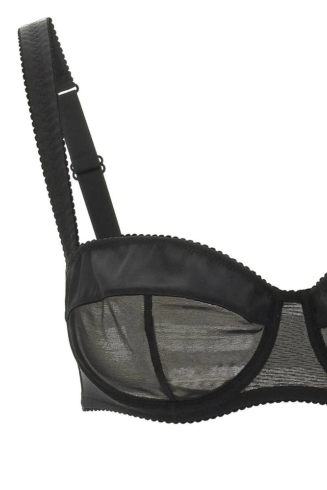 Dolce & Gabbana Tulle Balconette Bra - Black 3 Dolce & Gabbana Tulle Balconette Bra - Black - Image 3
