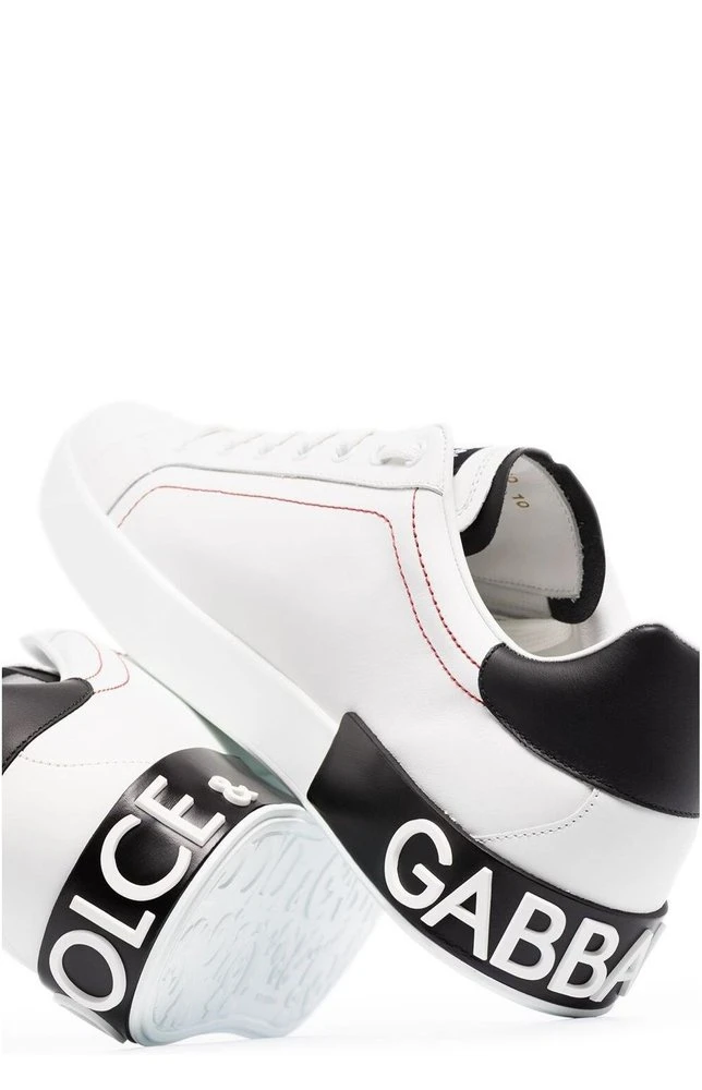 Dolce & Gabbana Portofino Lace-Up Sneakers - White 6 Dolce & Gabbana Portofino Lace-Up Sneakers - White - Image 6