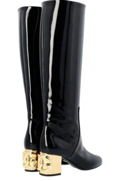 Dolce & Gabbana DG Karol Heel Boots - Black -Cheap Vestureo Store 174e889a7df162e91dbbd23231ba2b5b