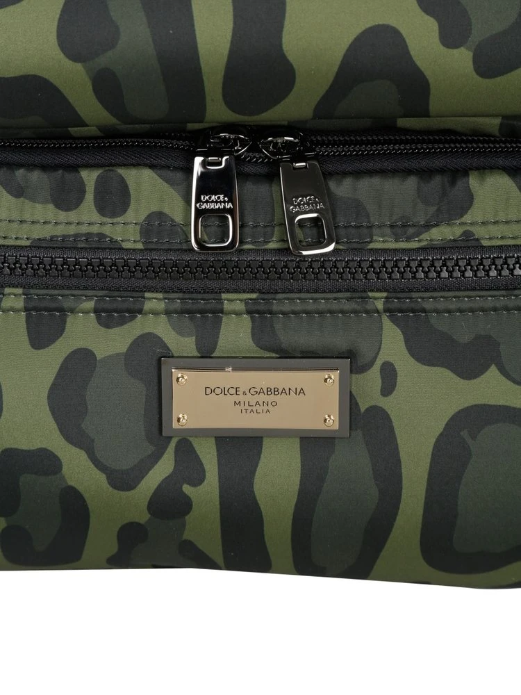 Dolce & Gabbana Logo Patch Leopard Printed Backpack - Multi 4 Dolce & Gabbana Logo Patch Leopard Printed Backpack - Multi - Image 4