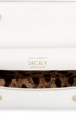( New Season ) Dolce & Gabbana Sicily Foldover Small Tote Bag - White 9 ( New Season ) Dolce & Gabbana Sicily Foldover Small Tote Bag - White -Cheap Vestureo Store 17a523c6736e0e8ca947c8221471b8aa