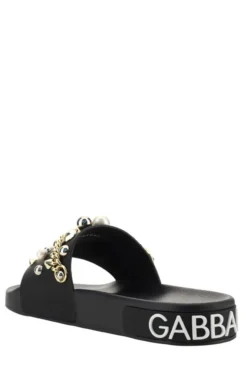 ( New Season ) Dolce & Gabbana Stud Embellished Sliders - Black 5 ( New Season ) Dolce & Gabbana Stud Embellished Sliders - Black -Cheap Vestureo Store 186a3813f66d519b59e3e22e1175afed