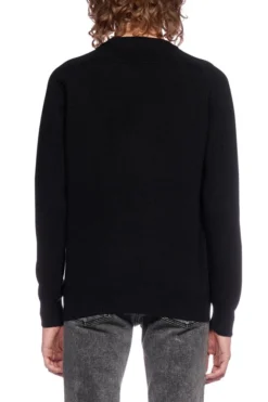 Dolce & Gabbana Logo Patch Knit Sweater - Black -Cheap Vestureo Store 188149c89a1a4579dca47654a030363f