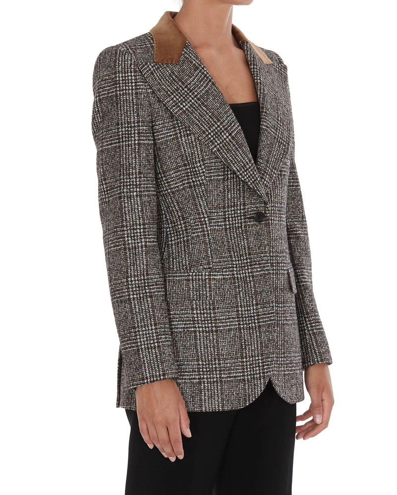 Dolce & Gabbana Checked Single-Breasted Blazer - Multi 6 Dolce & Gabbana Checked Single-Breasted Blazer - Multi - Image 6