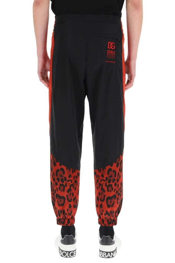 ( New Season ) Dolce & Gabbana Belted Waist Leopard Printed Trousers - Multi 3 ( New Season ) Dolce & Gabbana Belted Waist Leopard Printed Trousers - Multi - Image 3
