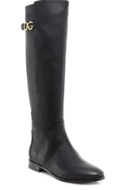 Dolce & Gabbana Logo Plaque Knee-High Boots - Black 5 Dolce & Gabbana Logo Plaque Knee-High Boots - Black -Cheap Vestureo Store 190a27d8d02841c564998177f4923a4b