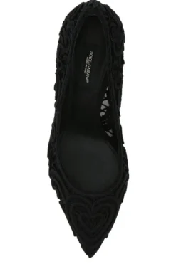 Dolce & Gabbana Cordonetto Lace Pumps - Black -Cheap Vestureo Store 190b8744afa03ea1e6855058edff2c0d