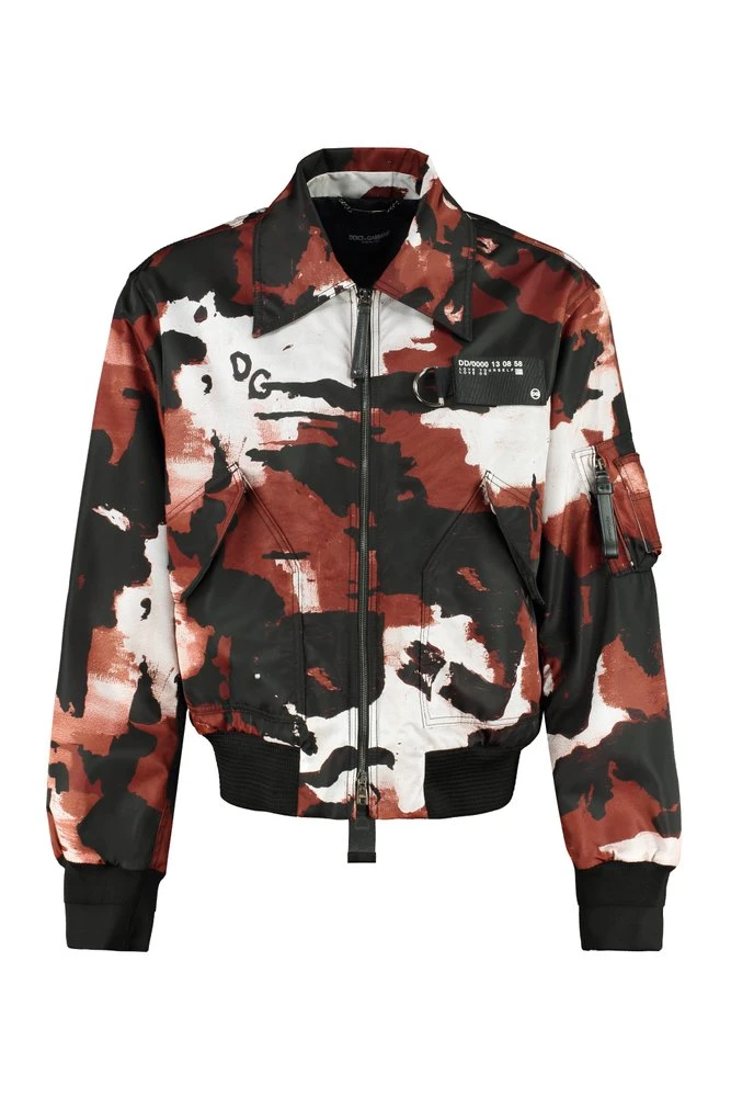 Dolce & Gabbana Camouflage Print Zipped Jacket - Multi 2 Dolce & Gabbana Camouflage Print Zipped Jacket - Multi - Image 2