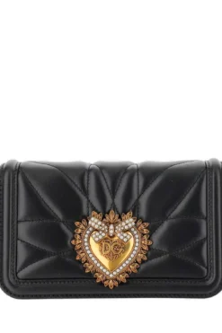 Dolce & Gabbana Medium Devotion Crossbody Bag - Black
