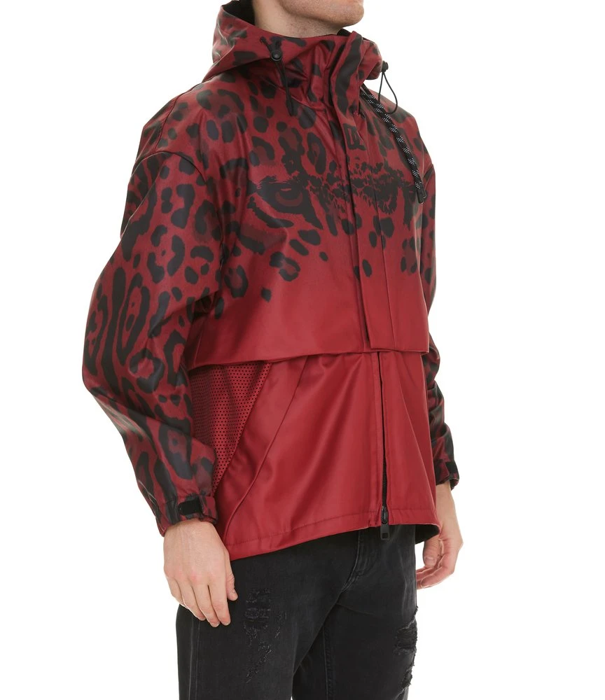 ( New Season ) Dolce & Gabbana Leopard Printed Hooded Parka - Multi 3 ( New Season ) Dolce & Gabbana Leopard Printed Hooded Parka - Multi - Image 3
