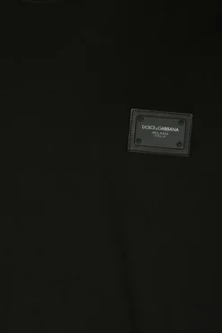 Dolce & Gabbana Logo Patch T-Shirt - Black -Cheap Vestureo Store 1a152a8d510c4c87750c491116bd74a4
