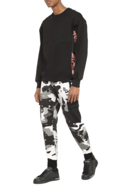 Dolce & Gabbana Embroidered Crewneck Sweatshirt - Black -Cheap Vestureo Store 1a1853daaadfc737a6c409df41d22293