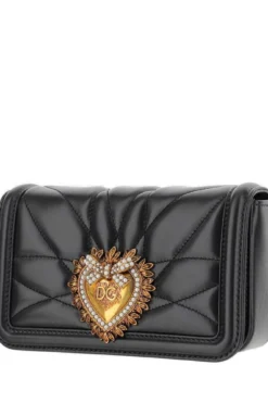 Dolce & Gabbana Medium Devotion Crossbody Bag - Black -Cheap Vestureo Store 1a18811214e1bb3a7e9b1eeef5b68106