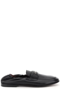 Dolce & Gabbana Elasticated Penny Loafers - Black