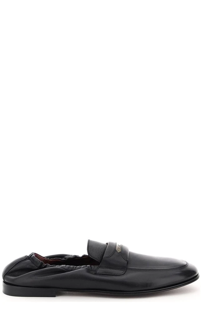 Dolce & Gabbana Elasticated Penny Loafers - Black 1 Dolce & Gabbana Elasticated Penny Loafers - Black