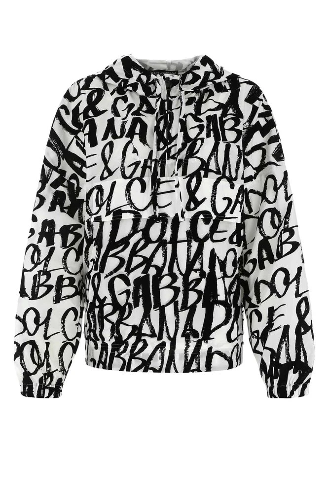 Dolce & Gabbana All-Over Logo Printed Jacket - Multi 1 Dolce & Gabbana All-Over Logo Printed Jacket - Multi