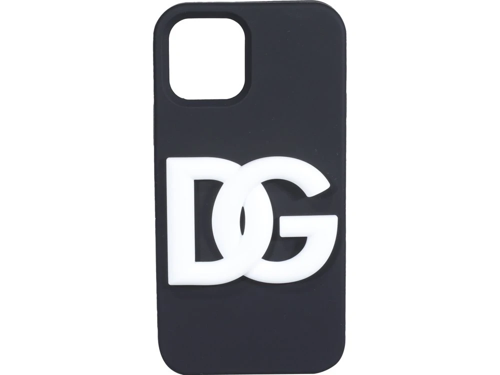 ( New Season ) Dolce & Gabbana DG Logo IPhone 12 Pro Cover - Black 1 ( New Season ) Dolce & Gabbana DG Logo IPhone 12 Pro Cover - Black