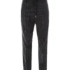 Dolce & Gabbana Pinstripe Drawstring Trousers - Black