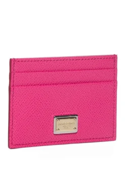 ( New Season ) Dolce & Gabbana Logo Plaque Cardholder - Pink -Cheap Vestureo Store 1aeed30d5d3ae6a5862d970a0ab35585