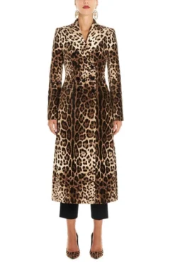 Dolce & Gabbana Animalier Printed Coat - Multi