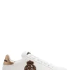 Dolce & Gabbana Portofino Crest Lace-Up Sneakers - White