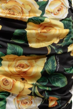 ( New Season ) Dolce & Gabbana Floral Printed Ruched Dress - Multi -Cheap Vestureo Store 1bb2327e53e1978cb601b65b30d4d3a9