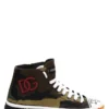 ( New Season ) Dolce & Gabbana Dolce Gabbana Logo Patch Lace-Up Sneakers - Multi