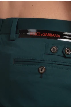Dolce & Gabbana Slim Leg Pants - Green -Cheap Vestureo Store 1c97c04df02d3be6f02e8e50cb1d5cee
