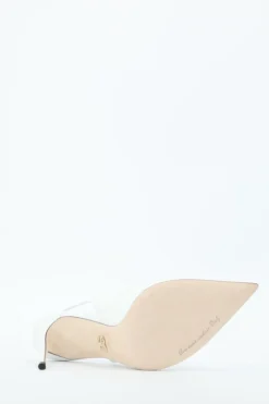 ( New Season ) Dolce & Gabbana Embroidered Slingback Pumps - White -Cheap Vestureo Store 1c9e2a568a4311d26f151412e156d94f