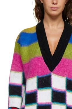 Dolce & Gabbana Glitch Designed V-Neck Sweater - Multi 9 Dolce & Gabbana Glitch Designed V-Neck Sweater - Multi -Cheap Vestureo Store 1ca8ba948dc83ca6caef3ed9750575aa