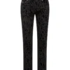 Dolce & Gabbana Leopard Printed Slim Fit Denim Jeans - Black