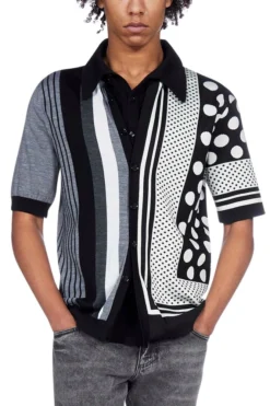 Dolce & Gabbana Patterned Asymmetric Hem Polo Shirt - Multi -Cheap Vestureo Store 1d02b5b53f8ba0898730f0b94502ef19