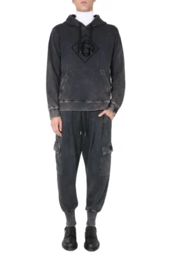 Dolce & Gabbana Washed Effect Cargo Track Pants - Grey -Cheap Vestureo Store 1d4d80af6a8e33dcdb62ad3b2aa62ea0