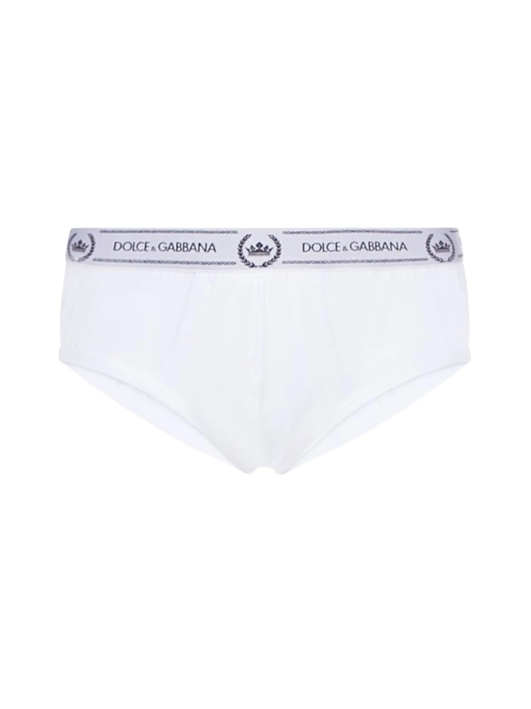 Dolce & Gabbana Logo Band Briefs - White 1 Dolce & Gabbana Logo Band Briefs - White
