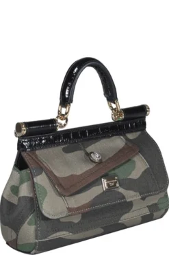 ( New Season ) Dolce & Gabbana Sicily Camouflage Foldover Crossbody Bag - Multi -Cheap Vestureo Store 1d70f9c0a9348715b3052c172d02fee9