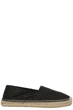 Dolce & Gabbana Woven Espadrilles - Black
