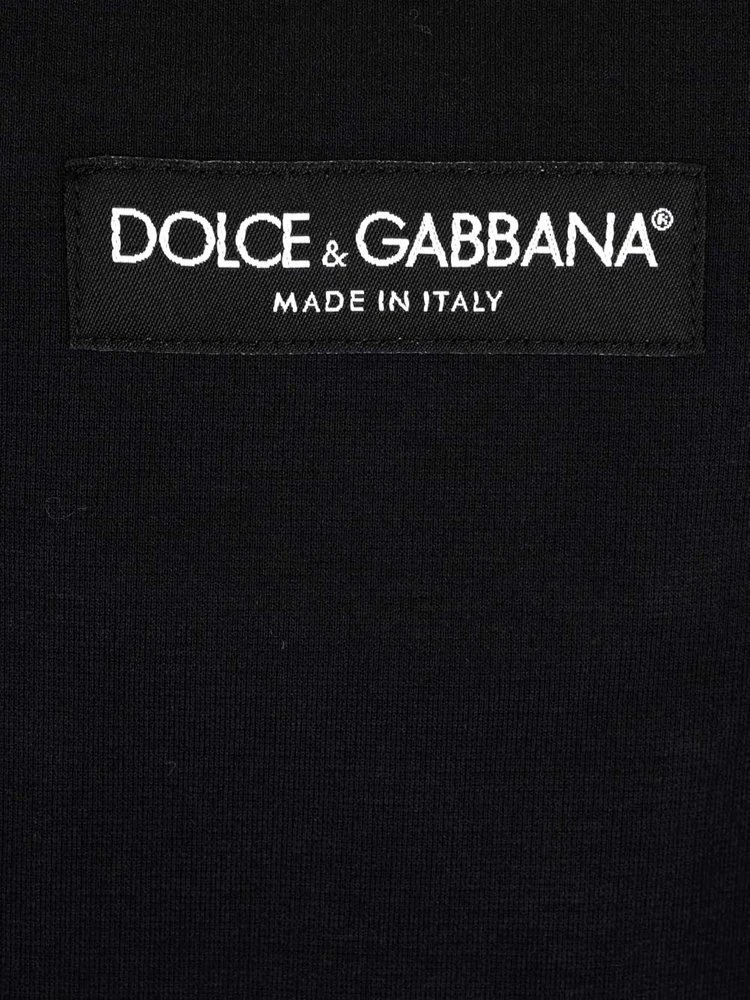 Dolce & Gabbana Diva Patch Jersey T-Shirt - Black 3 Dolce & Gabbana Diva Patch Jersey T-Shirt - Black - Image 3