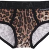 Dolce & Gabbana Leopard Printed Briefs - Multi