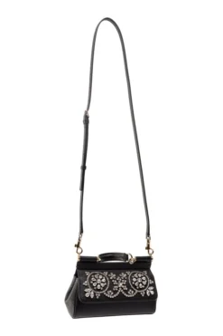 ( New Season ) Dolce & Gabbana Embellished Small Sicily Bag - Black -Cheap Vestureo Store 1fc31e9b922c1adb26c655c3415017f1