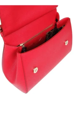 ( New Season ) Dolce & Gabbana Sicily Medium Tote Bag - Red -Cheap Vestureo Store 1fd6235b884d25828de4413cdc4768ef