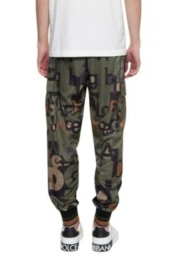 ( New Season ) Dolce & Gabbana Allover Logo Printed Jogging Pants - Multi -Cheap Vestureo Store 20315d9743a5b8f6574f7a231241f508