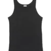 ( New Season ) Dolce & Gabbana Scoop Neck Tank Top - Black