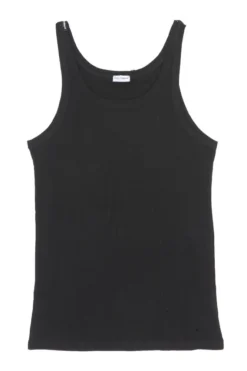 ( New Season ) Dolce & Gabbana Scoop Neck Tank Top - Black