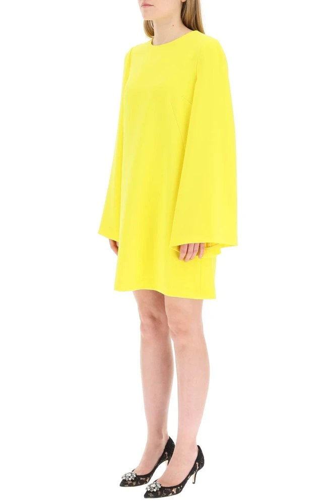 ( New Season ) Dolce & Gabbana Long-Sleeve Sable Dress - Yellow 4 ( New Season ) Dolce & Gabbana Long-Sleeve Sable Dress - Yellow - Image 4